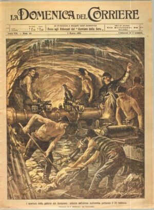 LA DOMENICA DEL CORRIERE anno 1905 n. 10 del 5 Marzo Ristampa anastatica