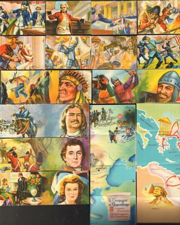 Lotto-di-15-Figurine-Album-I-GRANDI-DELLA-STORIA-ed-Albun-dellArte-Anni-70-113284565650