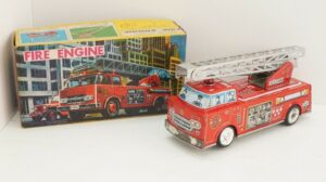 Modellino in Metallo FIRE ENGINE Battery Operated Mystery Action. Horikawa (SH)