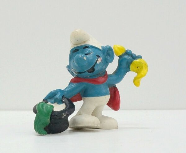 PUFFO-MAGO-Prestigiatore-Magician-The-Smurfs-Schleich-1979-Peyo-113719023070
