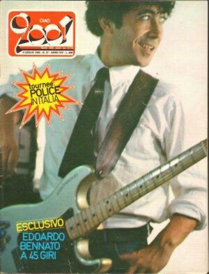 Rivista Ciao 2001 n. 27 del 4 Luglio 1982 - In copertina Edoardo Bennato