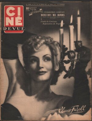 Rivista CINE' REVUE Anno 1951 n.4 -  Jean Marais Fernandel Martine Carol
