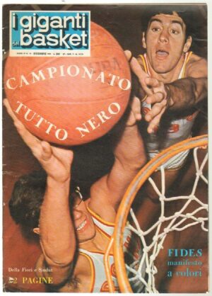 Rivista I GIGANTI DEL BASKET Anno 1969 n. 10 di Dicembre