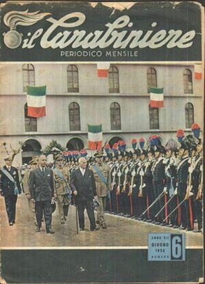 Rivista IL CARABINIERE n. 6 Giugno 1954