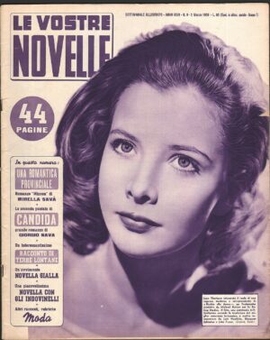 Rivista LE VOSTRE NOVELLE Anno 1956 n. 9 - JUNE THORBURN - B05