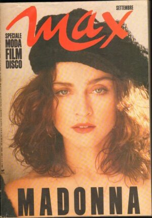 Rivista MAX Settembre 1989 in copertina Madonna + POSTER MADONNA
