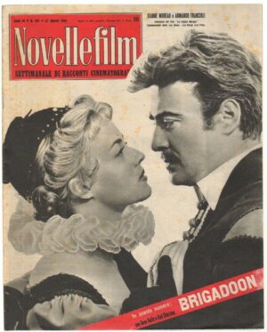 Rivista NOVELLEFILM Anno 1955 n. 401 - In copertina Jeanne Moreau e A. Francioli