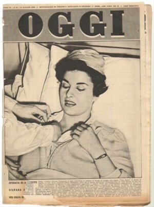 Rivista OGGI Anno 1953 n. 22 del 28 Maggio - In copertina Silvana Pampanini