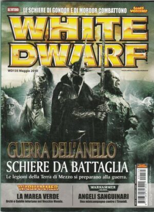 Rivista WHITE DWARF WD 135 Maggio 2010. Warhammer ed. Games Workshop