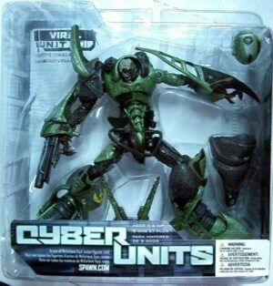 Spawn Cyber Units 001: Viral Green (Verde). Action Figure cm 18. McFarlane Toys - Nuovo
