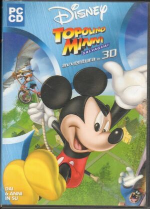 TOPOLINO & MINNI SALVAGUAI Avventura 3D Videogioco PC ITA