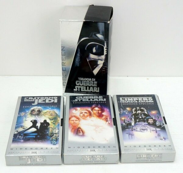 TRILOGIA-DI-GUERRE-STELLARI-EDIZIONE-SPECIALE-n-3-cassette-VHS-in-Cofanetto-20-123751514630