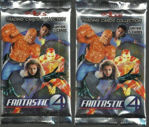 2-pacchetti-card-FANTASTIC-4-FANTASTICI-QUATTRO-trading-cards-NUOVISIGILATI-121512016481