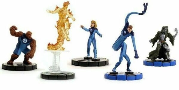 5-MARVEL-HEROCLIX-FANTASTICI-4-Destino-Mr-Fantastic-Cosa-Torcia-invisibile-F3-113861337821