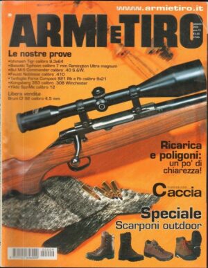 ARMI E TIRO Anno 2002 n. 9 Settembre Proba Baisotti Typhoon calibro 7 mm