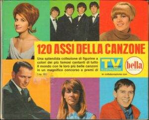 Album Figurine 120 ASSI DELLA CANZONE. TV Sorrisi e canzoni. 1967 Completo