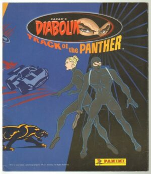 Album Figurine Diabolik Track of the panther. Incompleto, mancanti 29 figurine