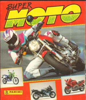 Album Figurine SUPER MOTO. Anno 1994. Vuoto con una bustina di figurine chiusa.