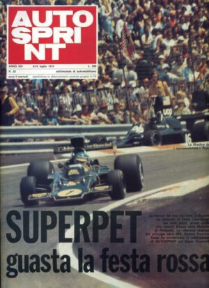 Autosprint 1974 n.28 Luglio - Superpet guasta la festa rossa