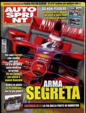 Autosprint 2008 n.6 Febbraio - CON ALLEGATO DI TUTTE LE GARE 2008
