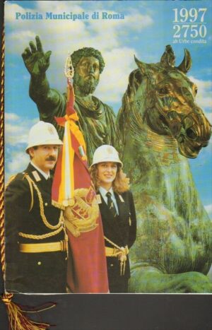 Calendario Polizia Municipale di Roma Anno 1997 - Con Cordoncino Originale