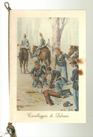 Calendario Cavalleggeri di Saluzzo Anno 1979 Con cordoncino originale
