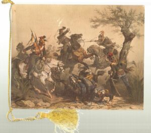 Calendario Genova Cavalleria Anno 1969 Con cordoncino originale