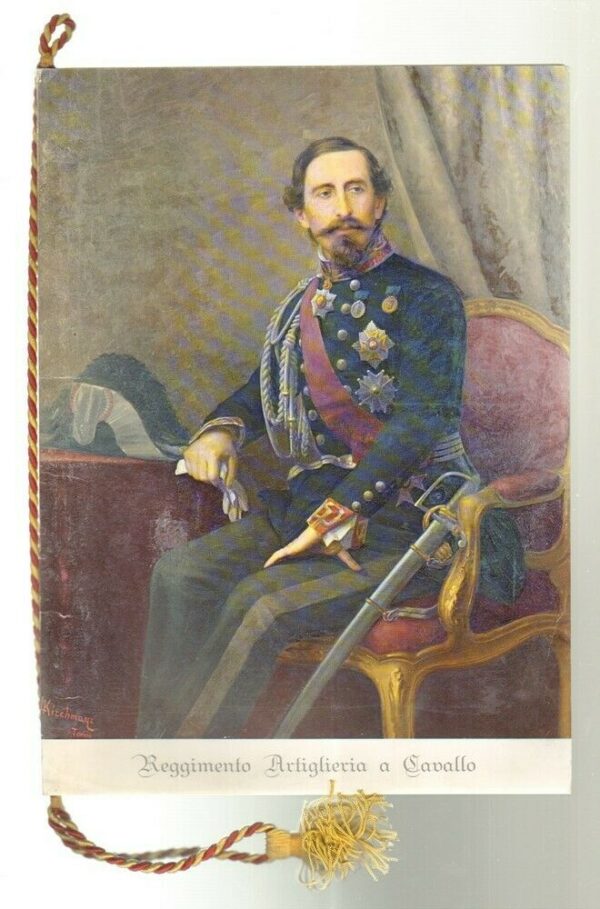 Calendario-Reggimento-Artiglieria-a-Cavallo-anno-1972-con-cordoncino-Esercito-I-113678141291