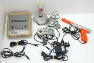 Console SUPER NINTENDO SNES + 2 Joypad + Pistola. NON TESTATA!