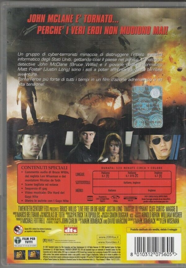 DIE-HARD-VIVERE-O-MORIRE-con-Bruce-Willis-DVD-ITA-20th-Century-Fox-114091227721-2