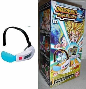 Dragonball Z VISORE RILEVATORE Saiyan SCOUTER Lente BLU Bandai CON SONORO