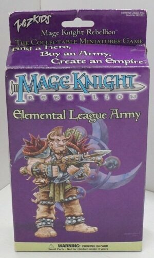 ELEMENTAL LEAGUE ARMY Mage Knight Rebellon Starter Set - Miniature