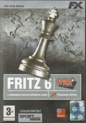 FRITZ 6 Videogioco PC Gioco ITA Con Manuale Abbinamento Editoriale