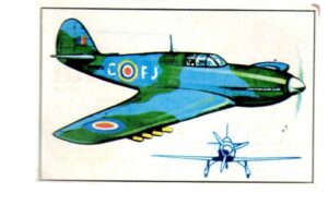 Figurina ARMI E SOLDATI n.381 (Haweker Hurricane) Ed. Edis