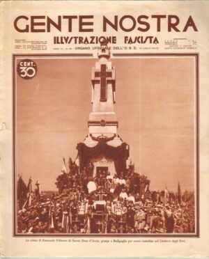 GENTE NOSTRA  anno 1931 n. 29 del 19 Luglio