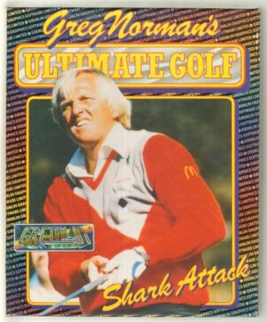 GREG NORMAN'S ULTIMATE GOLF Shark Attack Commodore 64 e 128 C64 C128 Videogioco