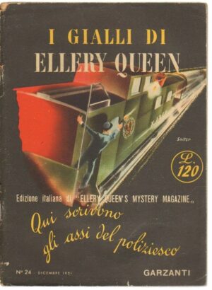 I Gialli di Ellery Queen n. 24 ed. Garzanti 1951 Dicembre