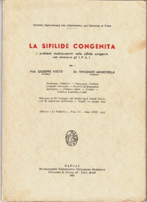 LA-SIFILIDE-CONGENITA-di-Vitetti-e-Menichella-ed-1955-Guglielmo-Genovese-124013933341