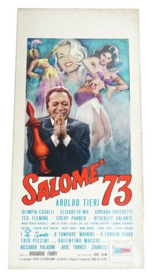 Locandina 1964. SALOME' 73 con Aroldo Tieri. Telesport