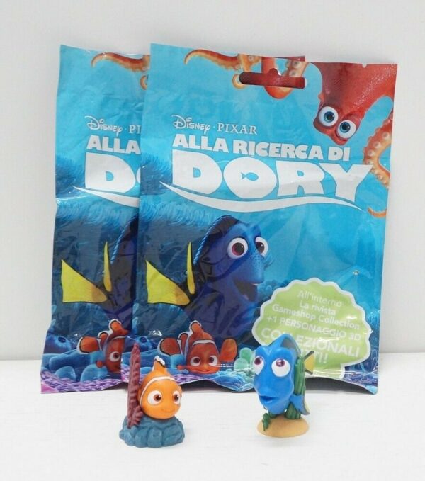 Lotto-n-2-Minifigure-ALLA-RICERCA-DI-DORY-Nemo-e-Dory-Walt-Disney-Pixar-114113008281