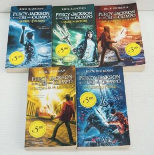 PERCY JACKSON E GLI DEI DELL'OLIMPO Saga Completa 5 vol. ed. Mondadori (Brossura)