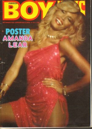 Rivista Boy Music n. 34 del 29 Agosto 1979. In copertina Amanda Lear. SENZA Poster