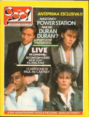 Rivista CIAO 2001 Anno 1985 n. 14. Drupi, Bertè,inserto staccabile e superposter