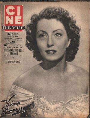 Rivista CINE' REVUE Anno 1951 n.6 - Viviane Romance