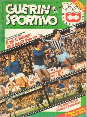 Rivista GUERIN SPORTIVO n. 7 del 11-17 Febbraio 1976 - Film Campionato a colori