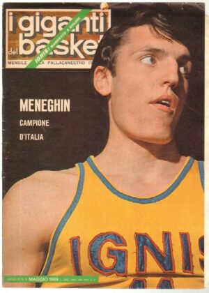 Rivista I GIGANTI DEL BASKET Anno 1969 n. 5 di Maggio Con Poster