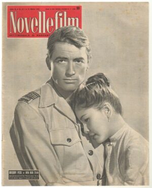 Rivista NOVELLEFILM Anno 1955 n. 377 - In copertina Gregory Peck e Win Min Than