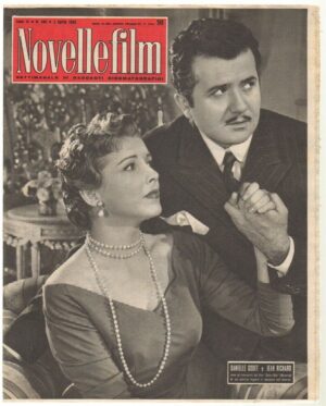Rivista NOVELLEFILM Anno 1955 n. 380 -In copertina Danielle Godet e Jian Richard