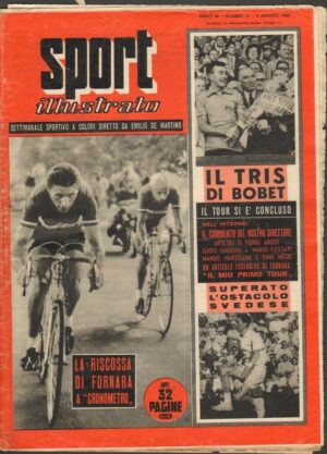 Rivista SPORT ILLUSTRATO Anno 44 n. 31 del 4 Agosto 1955