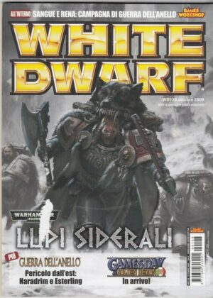 Rivista WHITE DWARF WD 128 Ottobre 2009. Warhammer ed. Games Workshop